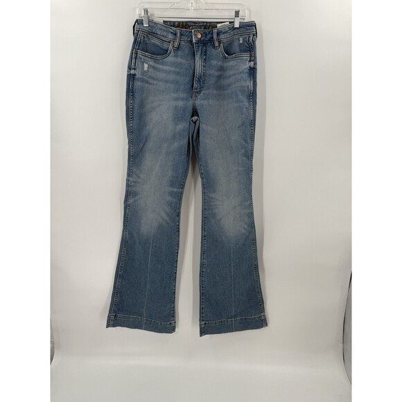 NEW TAGS Wrangler Women's Blue Retro Bailey High Rise Trouser Jeans 30"X34" - Picture 1 of 14